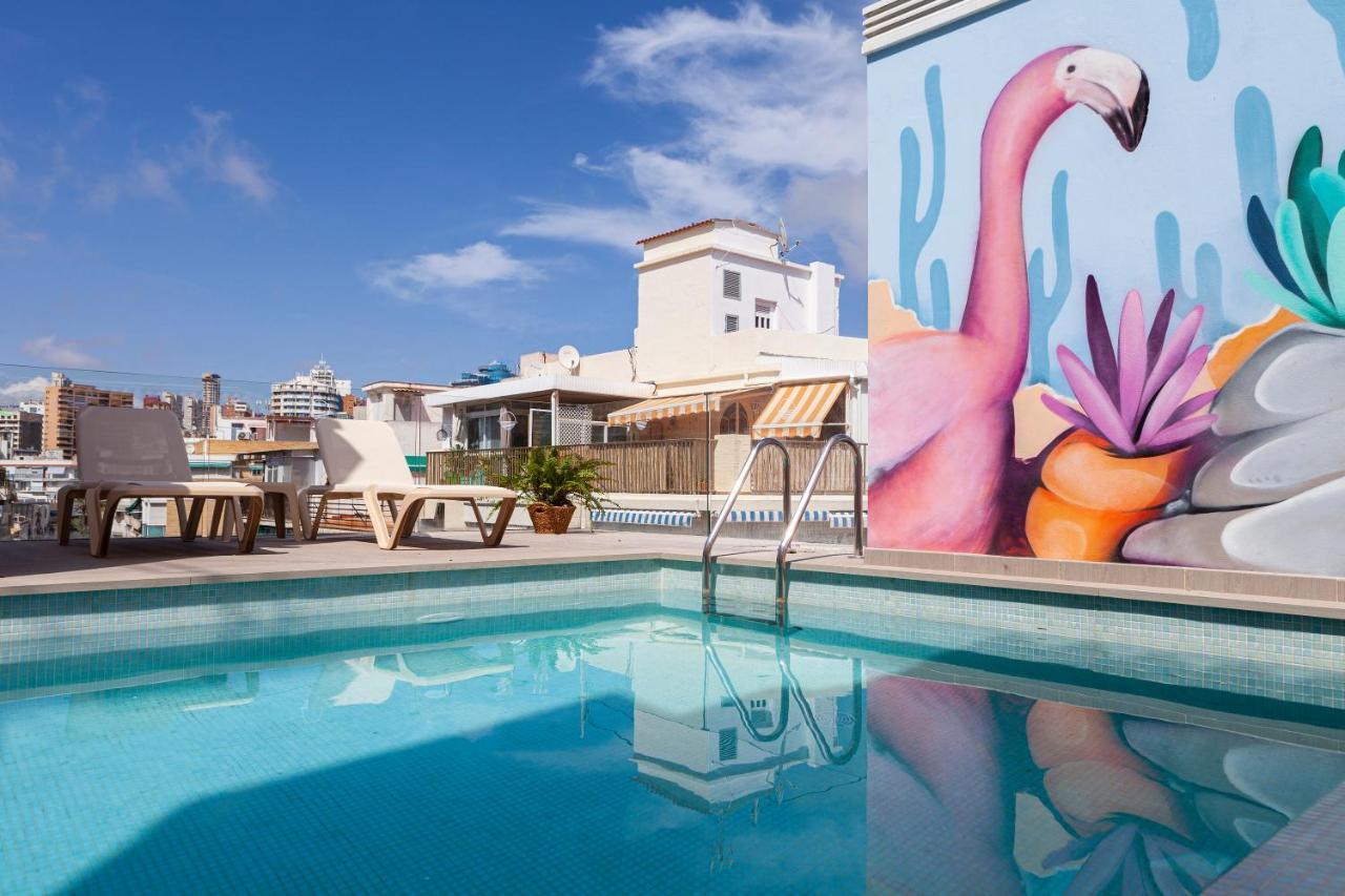 Apartamentos Mayal Con Piscina Бенідорм Екстер'єр фото